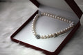 Baroque drop pearl earrings
