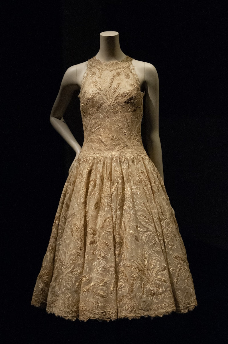 Boned corset tulle gown
